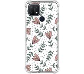 Funda Silicona Antigolpes para Oppo A15 diseño Flores 01 Dibujos