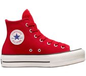 Zapatillas Converse Chuck Taylor All Star Lift para mujer en color rojo