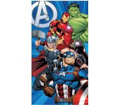 Avengers - Toalla Playa Microfibra 70 x 140 cm Oficial Disney Marvel Rojo, Azul, Vengadores (3 Modelos)