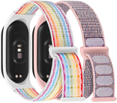 2PCS Nylon Bracelet For Xiaomi Mi Band 7-7nfc smartwatch Wristband Sport Miband 7 8 Replacement loop smart band 7 6 5 4 3 Straps