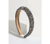 Glamorous Beaded Hairband Bling Crystal Pearl Baroque Headband Wide Cross Headband Sparkly Gorgeous Women Hair Accessories