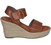 REFRESH | Sandalias de Cuña Refresh para Mujer – Alpargatas con Cuña en Color Marrón – Yutes de cuña con Cierre de Hebilla – Espadrilles de Estilo Casual – Cuña Media – De Alta Calidad – Modelo 171880