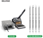 Relfie GVM T12-XS Soldering Station Quick Heating Electronic Welding Iron T12 Soldering Iron Equipment Repair Tools