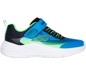 ZAPATILLAS SIN CORDONES SKECHERS MICROSPEC ADVANCE NIÑO AZUL-5 (USA) 37 EU