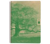 Escolofi - CUADERNO ESPIRAL DIN-A4 RECICLADO FSC 80 HOJAS 80G. CUADRÍCULA 5X5. 4 ELEMENTS - EARTH ESCOLOFI 130100400 130100400