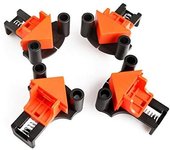 Abrazadera de ángulo, abrazaderas de madera, juego de 4 abrazaderas de ángulo recto 60 grados 90 grados 120 grados, herramientas para trabajar la madera, localizador de agujeros, para carpintería, marco de fotos de bricolaje, herramientas manuales