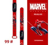 MINISO Spiderman Kid's Watches Men Sport Wristband Bracelet Waterproof Children Digital Watch Boys LED Clock relogio montre
