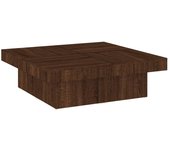 vidaXL Mesa de centro madera contrachapada 90x90x28 cm Blanco, Negro, Gris Mesita de Salón o Comedor o Auxiliar Mesa de Café Meuble Salón