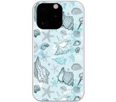 Funda compatible con iPhone 13 Pro - Patron conchas