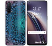 Funda Silicona Transparente para OnePlus Nord CE 5G diseño Mandala Dibujos