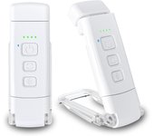 Alyvisun Luz de Lectura, 3 Modos de Color y 5 Niveles de Brillo Regulables, [Función de Temporizador y Recargable por USB] Lámpara de Lectura, Batería de 80 Horas de Duración (Blanca)
