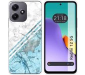 Funda Silicona para Xiaomi Redmi 12 5G diseño Mármol 02 Dibujos
