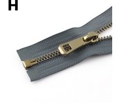 1PC 5# 55/65/75cm Open-End Metal Zipper for Jacket Coat Garment Clothes DIY Sewing Accessories