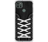 Tumundosmartphone Funda Silicona Antigolpes para Motorola Moto G9 Power diseño Zapatillas 02 Dibujos