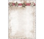 Papel con motivos navideños sigel, Winter Chalet, A4, 90 g/m²