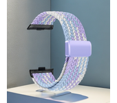Magnetic Braided Loop for Redmi Watch 5 4 Band Nylon Stretchy Replacement Bracelets for Xiaomi MI Band 9 pro/8 pro Watch Band