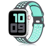 Sport Strap For Apple Watch Bands 44mm 45mm Ultra 2 49mm 40mm 41mm 42mm 45 44mm Silicone Bracelet IWatch Series 9 8 SE 7 3 Band
