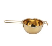 Recipiente de acero inoxidable para derretir mantequilla, olla para derretir queso, utensilio de cocina para el hogar, dorado