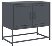 Mueble TV combinadoMueble para TV de acero gris antracita 68,5x39x60,5 cm