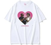 Hip Hop Rapper Kanye West Print T-shirt Singer Taylor Love Story Graphic T Shirt Streetwear Women Hip Hop Oversized Tshirt 61743
