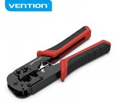 Vention crimpadora metalica para rj45 - color negro y rojo