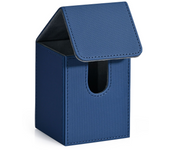 MTG Card Deck Box,Card Storage Box holds 100+ Single Sleeved Cards, PU Leather Magnetic Closure for Magic cards TCG cards