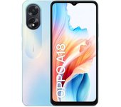 OPPO A18 - Smartphone Libre, 4GB+128GB, Pantalla HD+LCD 6.6", Cámara 8+2+5MP, Android, Batería 5000mAh