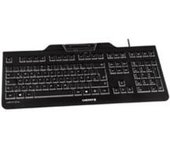 Teclado cherry kc 1000 sc lector de tarjeta chip integrado dni usb negro