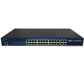 ALLNET ALL-SG8428V2PM switch Gestionado L2 Gigabit Ethernet (10/100/1000) Energía sobre Ethernet (PoE) Negro