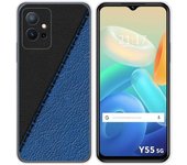 Funda Silicona para Vivo Y55 5G diseño Cuero 02 Dibujos