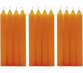 Zimmy - Velas Cilíndricas de Mesa 17.5 cm - 100% Parafina y Mecha de Algodón, Sin Perfume - Variedad de Colores