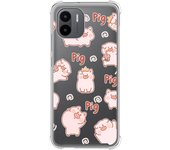 Funda Silicona Antigolpes para Xiaomi Redmi A1 diseño Cerdos Dibujos