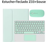For Samsung Galaxy Tab A9 Plus 11 inch Case, Keyboard Case for Samsung Galaxy Tab A9+ 11 inch SM-X210/X216/X218