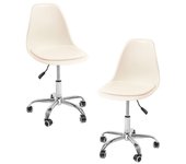 Pack 2 Sillas Dami Office - Beige