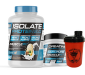 Pack Proteina ISO 2000g y Creatina 300g  - Musclefit + Shaker (regalo) | MuscleVip | Aumento Muscular