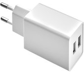 Cargador USB Maurer 2 Tomas 2.1 Amperios 5V Adaptador Enchufe Pared