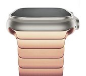 Luxury Titanium color Stainless Steel Strap For Apple Watch Band Ultra2 49mm 45mm 44mm 42mm 41mm 40mm Link IWatch 9 8 7 6 SE 5