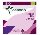 Melisa con tila y canela, caja 15 pirámides