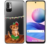 Tumundosmartphone Funda Gel Transparente para Xiaomi Redmi Note 10 5G / POCO M3 PRO 5G diseño Suricata Dibujos