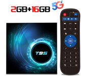 T95 Smart TV Box Android10 2.4G/5G Dual WIFI 6K HD Supports Multiple Video Formats Multimedia H616 Quadcore-Cortex-A53 BT 5.0