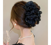 Mesh Bow Hair Clips Women Fashion Grab Claw Clip Female Hair Accessories Korea Elegant Hair Ornament Temperament Girls Headdress