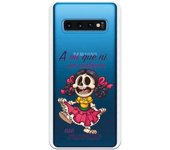 Funda compatible con Samsung Galaxy S10 - A mi que ni me cuelguen ese muertito