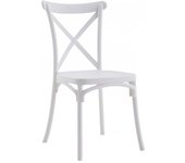 Silla CORINTIOS, apilable, tratamiento anti UV, polipropileno color a elegir (blanco, antracita o tórtora)