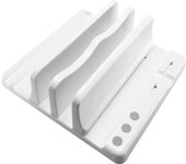 Office Laptop Stand Vertical Save Desktop Space Easy To Place Computer Accessories Scalable Width Office Desk Storage