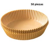 100/50pcs Non-Stick Air Fryer Disposable Paper Liners,Compatible with Most Air Fryer Models,Baking Sheets for Baking,Frying Food