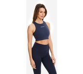 Camiseta Deporte para Mujer Ajustada Crop Top