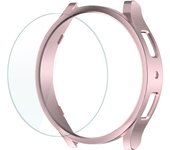 Glass+Case for Samsung Galaxy Watch 6 40mm 44mm Accessories PC Frame Protective Bumper galaxy Watch 6 Classic 43mm 47mm Cover