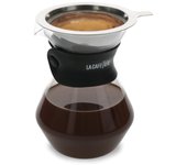 La Cafetiere Cafetera Cafetière - Juego de Jarra de Cristal y Gotero de Café - 3 Tazas - Caja de Regalo