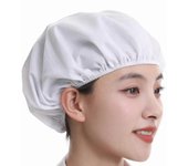 Chefs sombreros reutilizables Cocina chefs tapas Servicio de AlimentosPelo Neto Transporte trabajo sombrero para Mujeres Hombres bouffants tapas Blanco