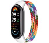 Strap for Mi Band 9/8/7/6/5/4/3 accessories Elastic Nylon Braided Replacement belt bracelet correa for Xiaomi Miband 9 Strap